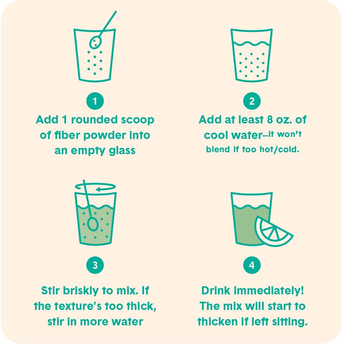 Bellway Sugar-Free Psyllium Husk Fiber Supplement, Lemon Lime, Stick, 14 Pack