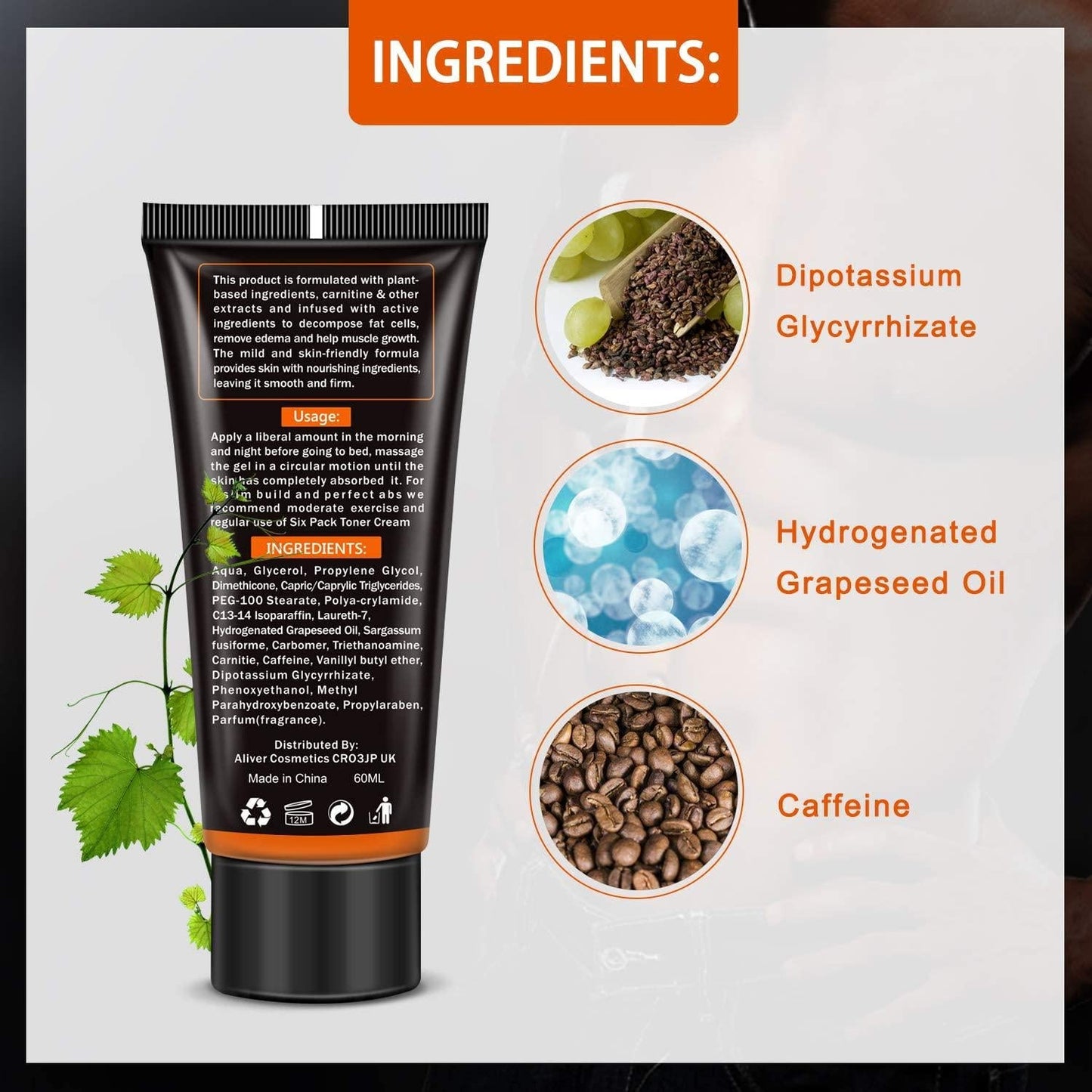 Belly Fat Burner, Hot Cream, Abdominal Muscle Toner Body Slimming Cream, Hot Cream Weight Loss Workout Enhancer