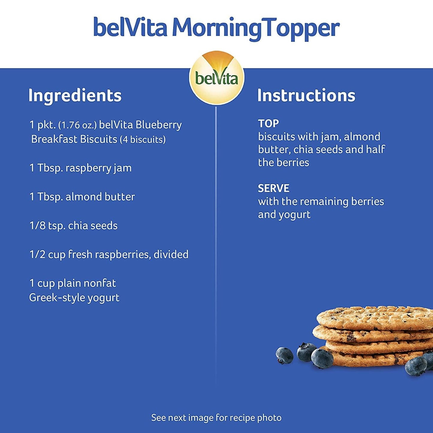 Belvita Blueberry Breakfast Biscuits, 8.8 Oz (Pack of 6)