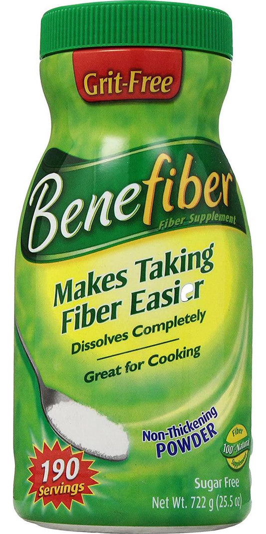 Benefiber Fiber Supplement 190 Servings - Sugar Free- Grit Free 722 grams (25.5 oz.)