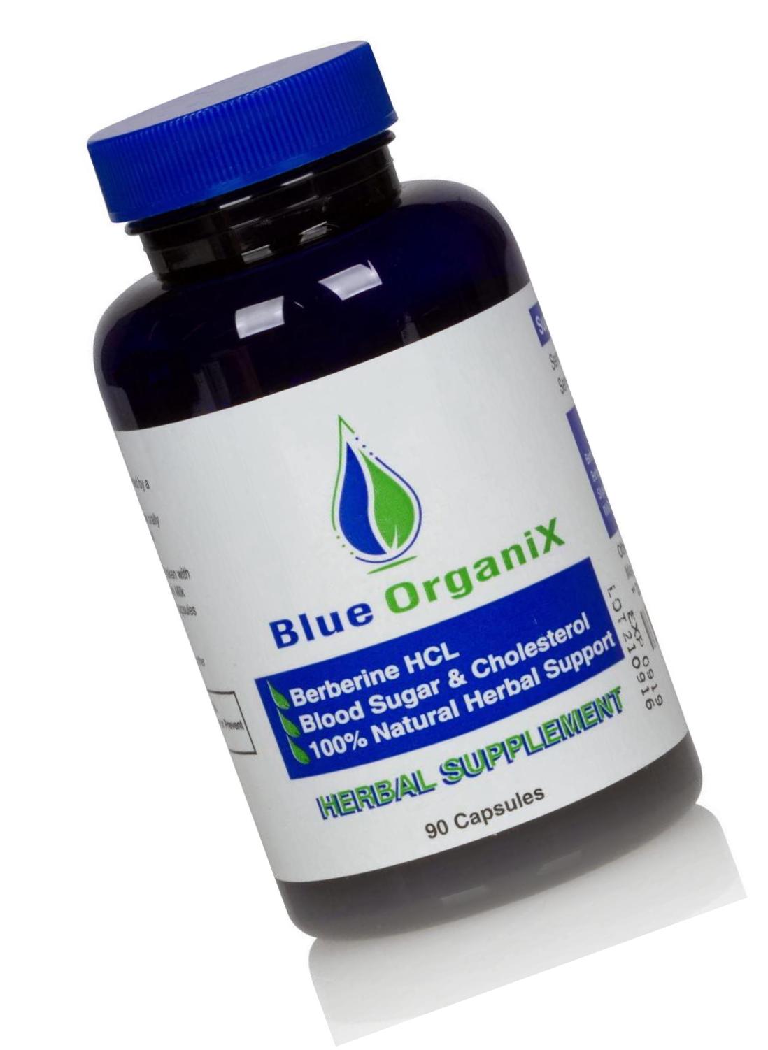 Berberine 500mg Formula HCL Complex Supplement with Silymarin for Better Absorption, Cholesterol Support, Natural Alternative