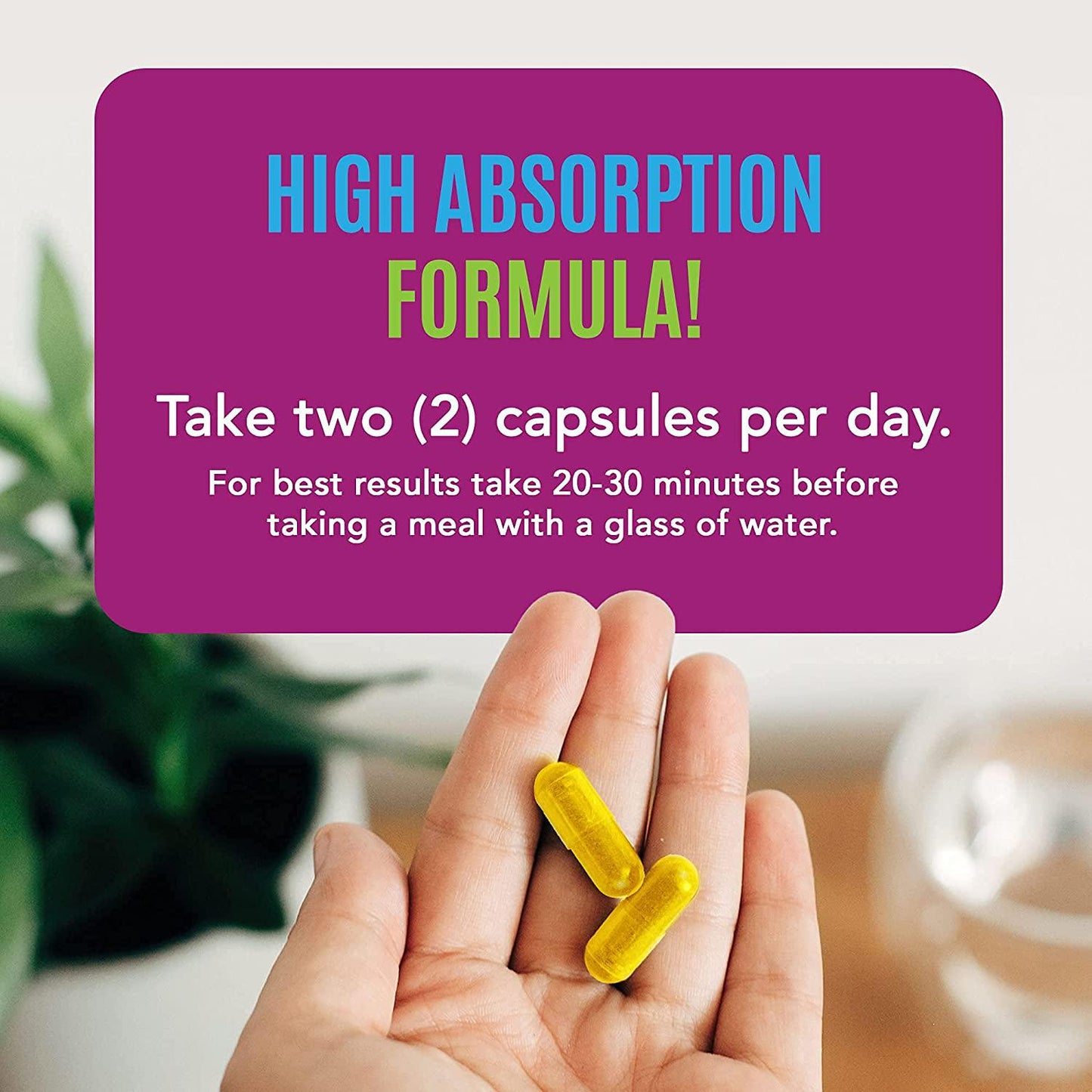 Berberine HCL Supplement, High Potency 1200mg Per Serving, for Blood Sugar and Cardiovascular Support, Powerful Vegan, Gluten Free, Non-GMO Complex for Weight Loss, 60 Capsules