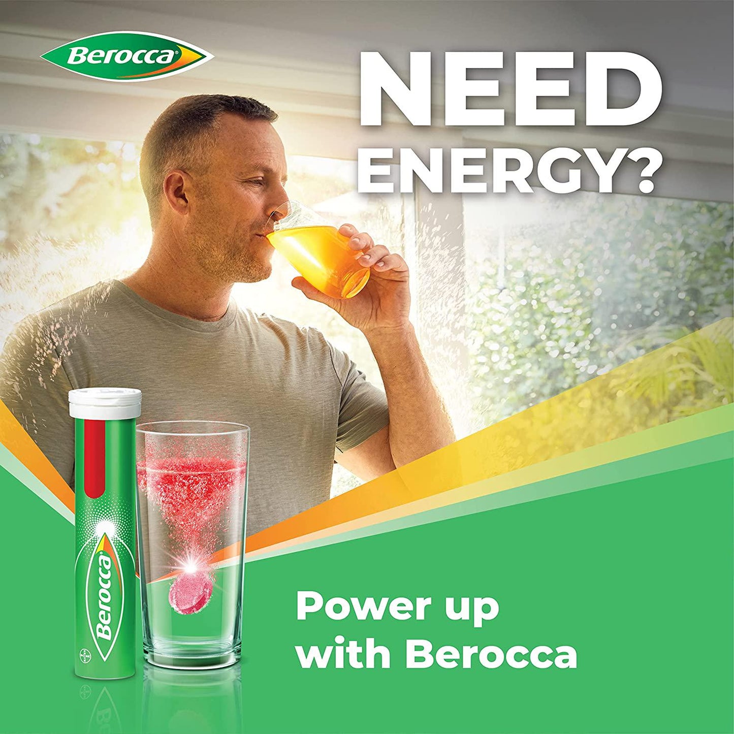 Berocca Energy Vitamin, Original Berry - 30 Effervescent Tablets