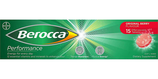 Berocca Energy Vitamin, Original Berry - 15 Effervescent Tablets