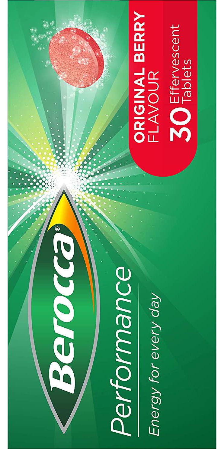 Berocca Energy Vitamin, Original Berry - 30 Effervescent Tablets