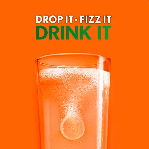 Berocca Orange Effervescent Tablets, Caffeine Free, 10 Count