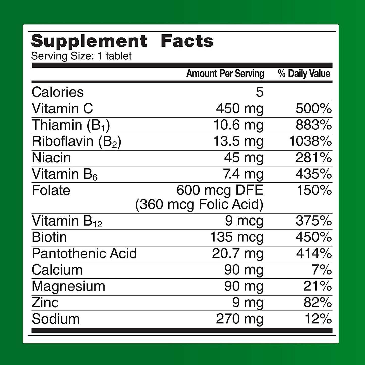 Berocca Orange Effervescent Tablets, Caffeine Free, 20 Count