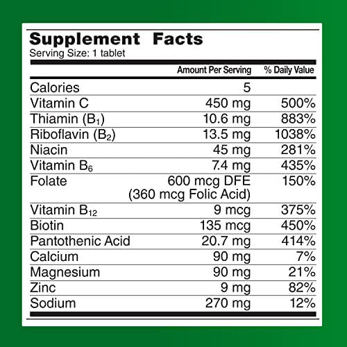 Berocca Orange Effervescent Tablets, Caffeine Free, 10 Count