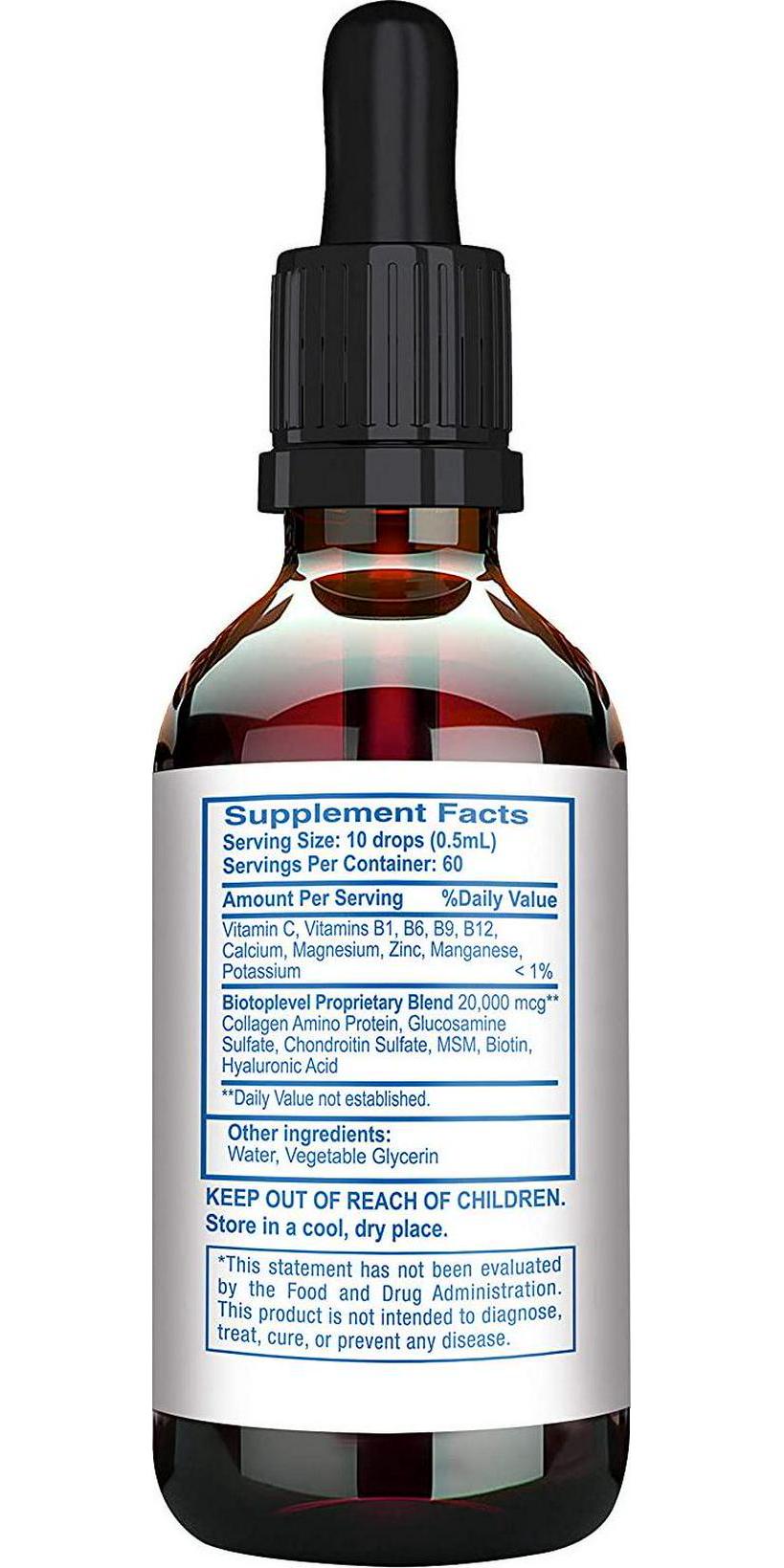 Best Combination (Bundle) for the Good Health of Joints, Bones, Muscles, Hair, Skin and Nails - Glucosamine, Chondroitin, Collagen, Biotin, Hyaluronic Acid, MSM and Vitamin C