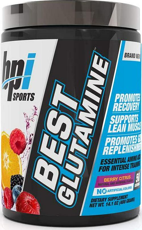 Best Glutamine Essential Amino Acid For Intense Training, Berry Citrus, 14.1 Ounce