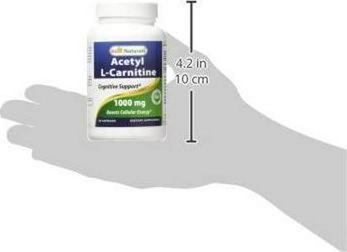 Best Naturals Acetyl L-Carnitine 1000mg Capsule, 60 Count