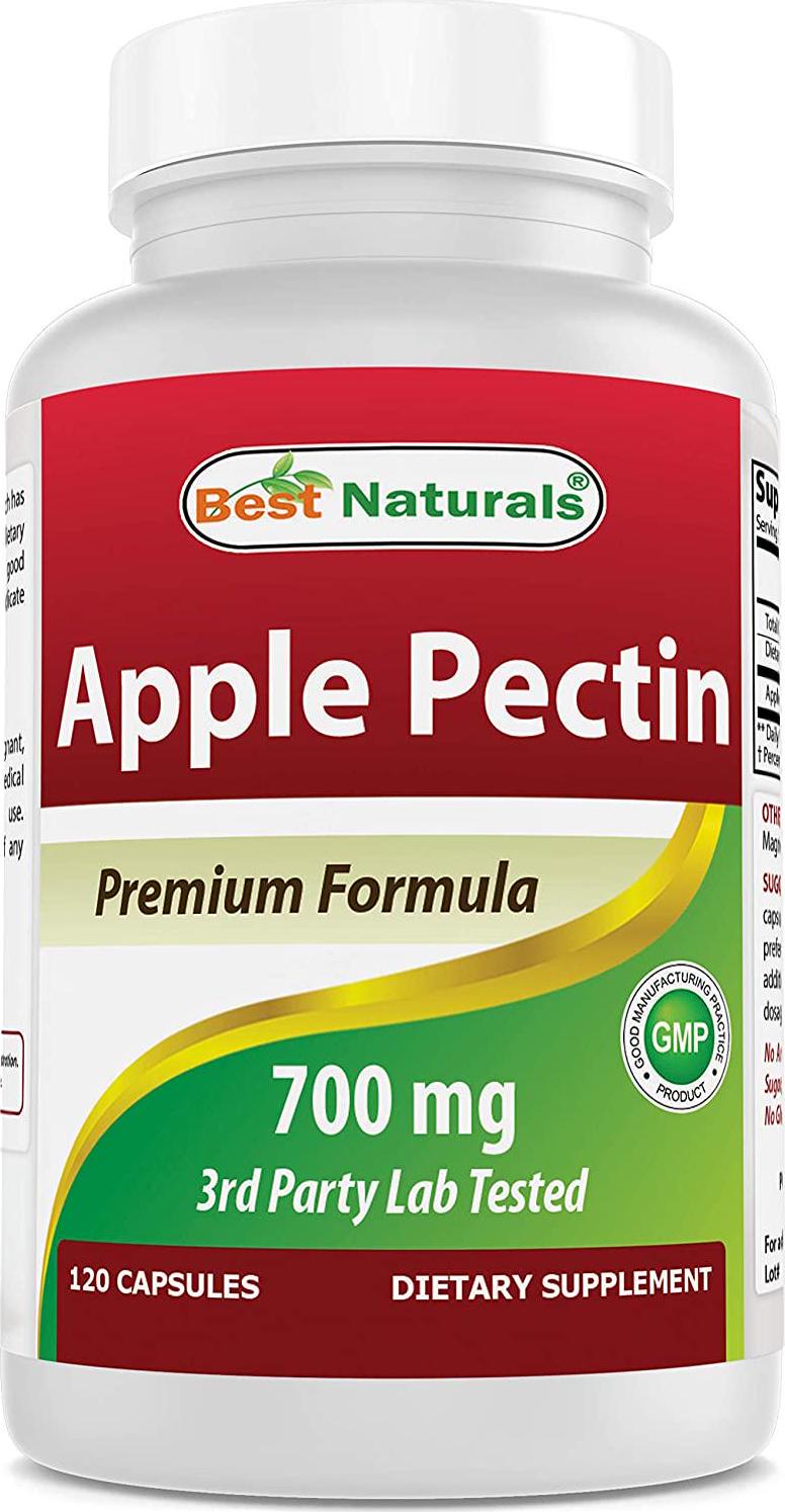 Best Naturals Apple Pectin 700 mg 120 Capsules