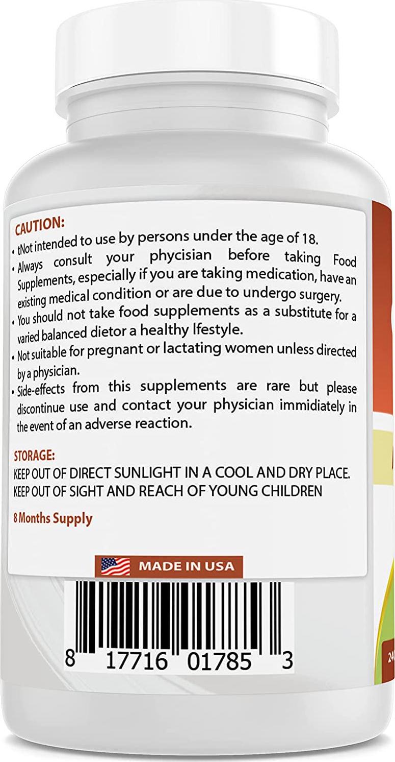 Best Naturals Chromium Picolinate 1000 mcg 240 Tablets