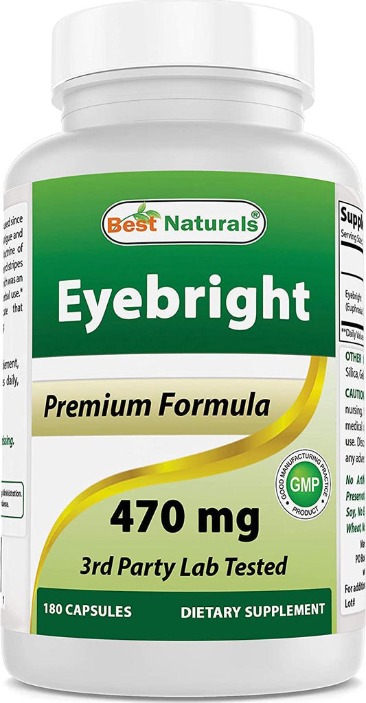 Best Naturals Eyebright 470 Mg 180 Capsules