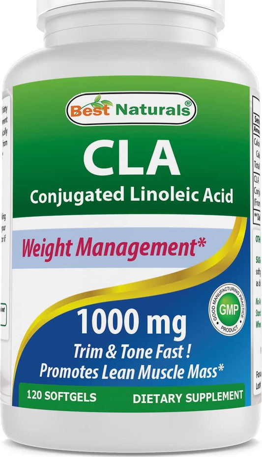Best Naturals High Potency CLA, 1000 mg, 120 Softgels