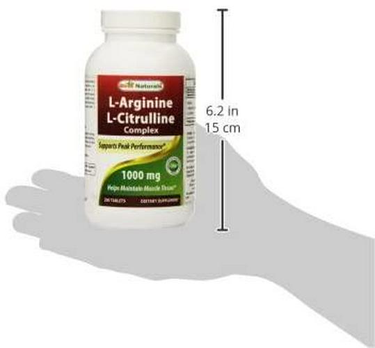 Best Naturals L-Arginine L-Citruline Complex Tablets, 250 Count