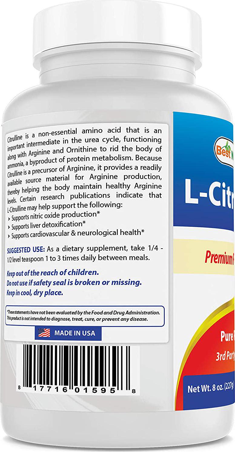 Best Naturals L-Citrulline Powder 8 OZ