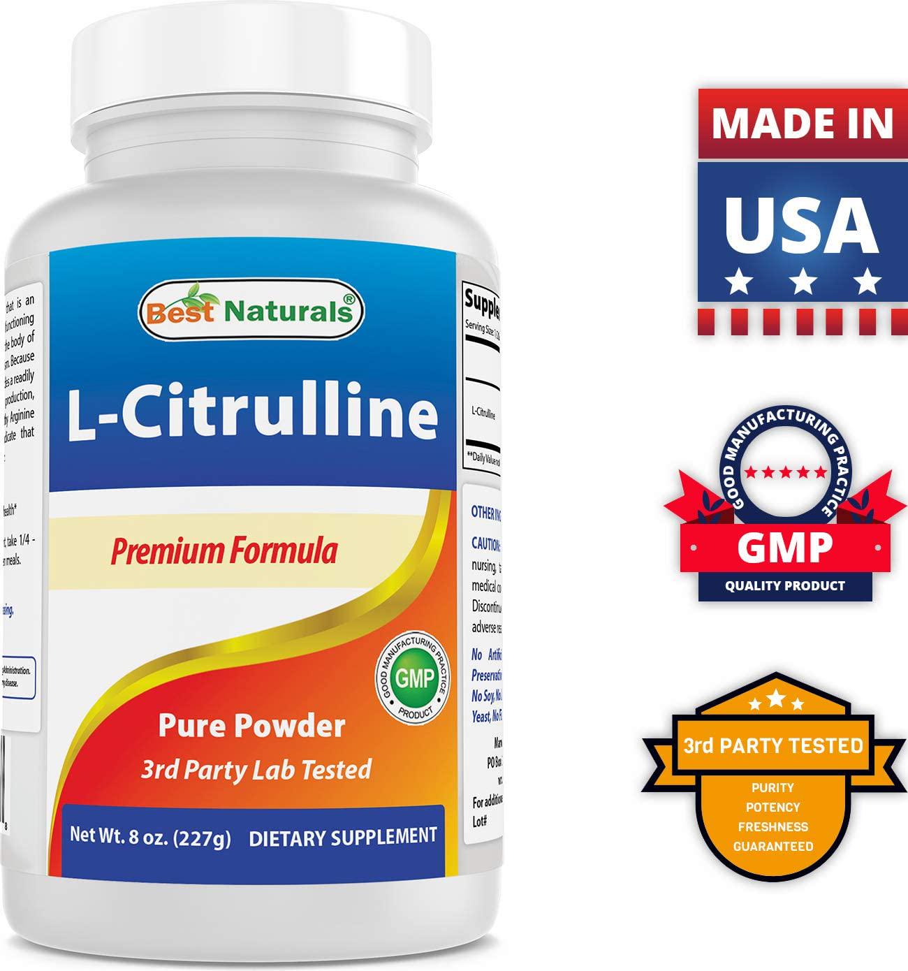 Best Naturals L-Citrulline Powder 8 OZ
