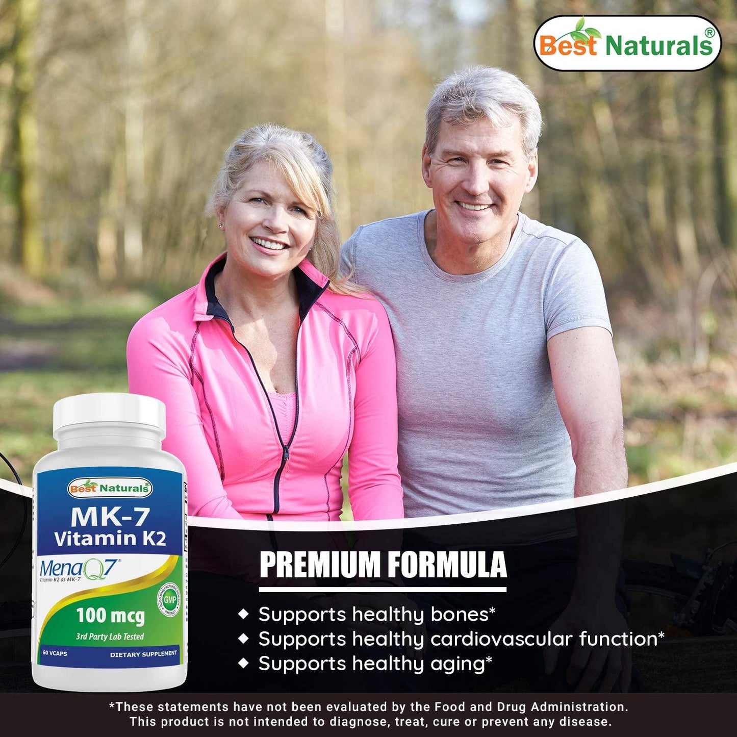 Best Naturals MK-7 100 mcg 60 Vcaps