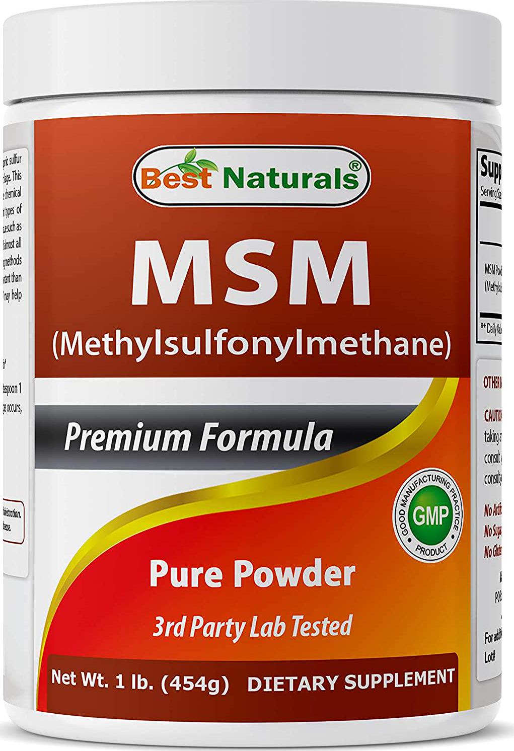 Best Naturals MSM Pure Powder, 1 Lb
