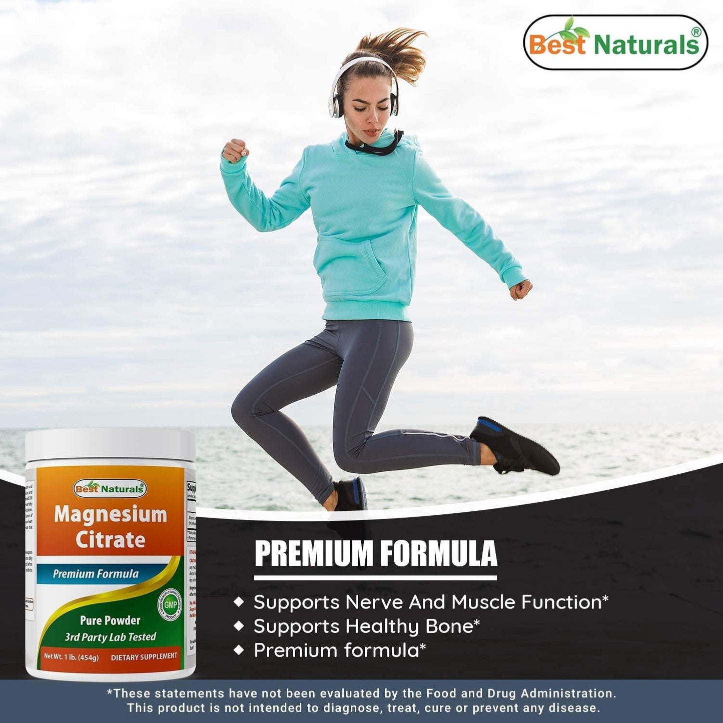 Best Naturals Magnesium Citrate Powder 1 Pound