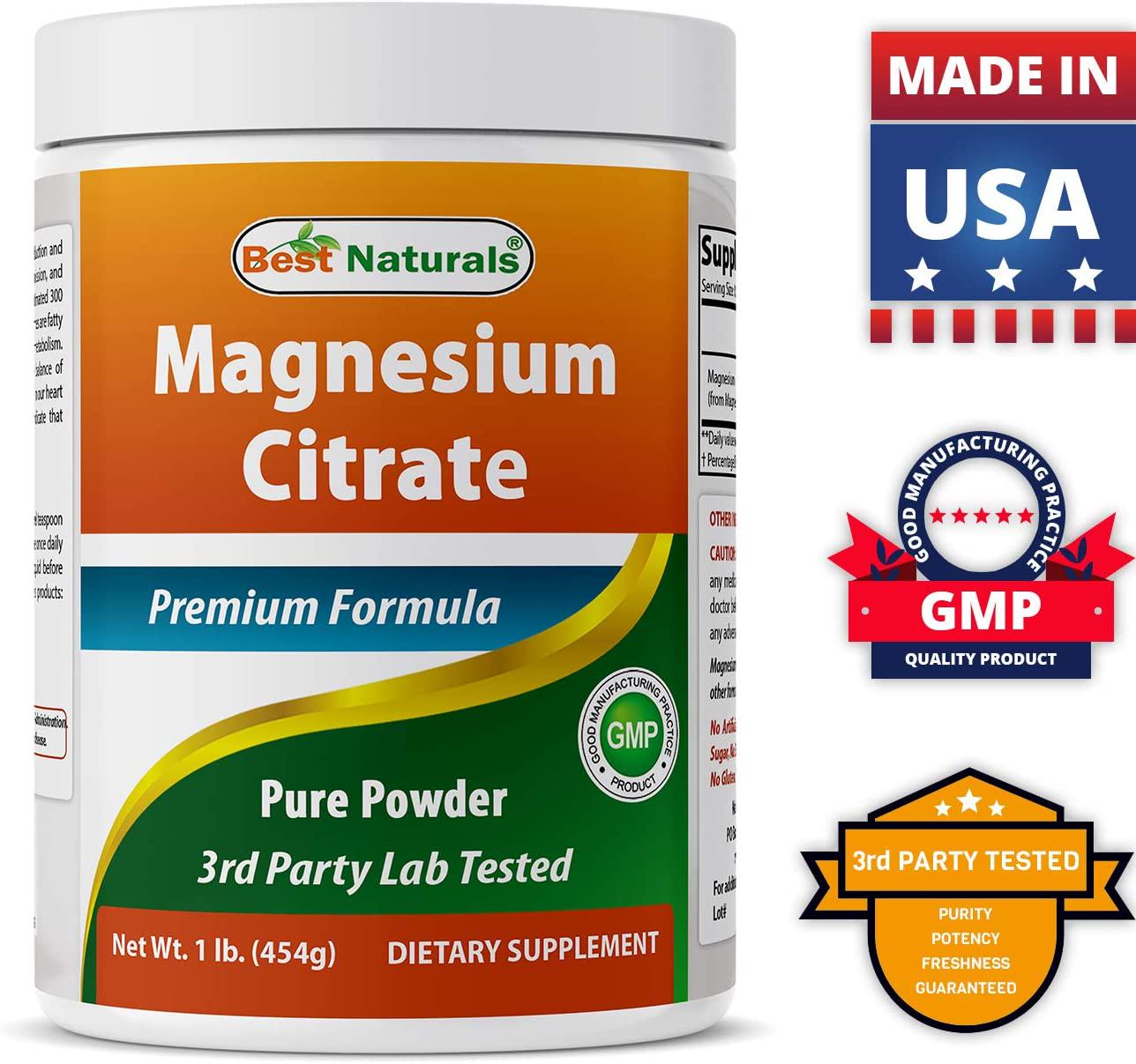 Best Naturals Magnesium Citrate Powder 1 Pound