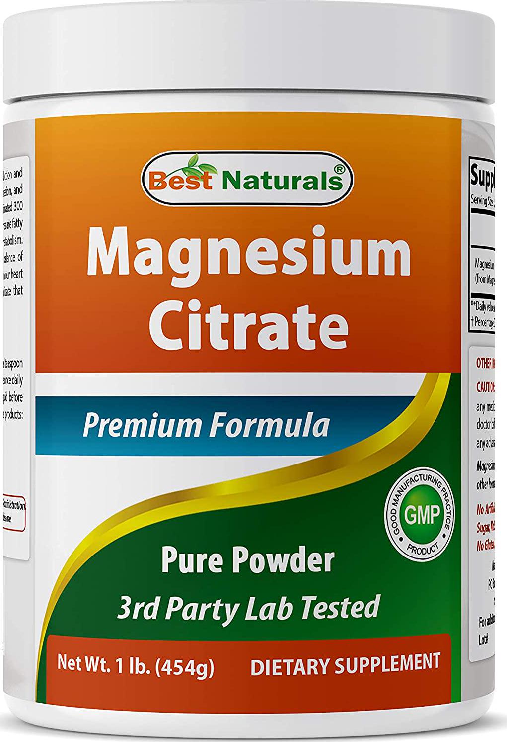 Best Naturals Magnesium Citrate Powder 1 Pound