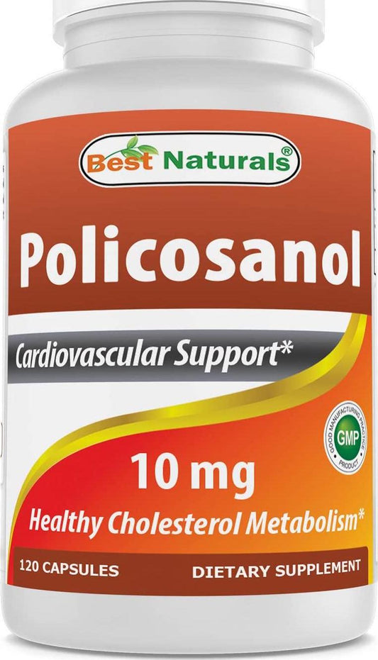 Best Naturals Policosanol 10 mg 120 Capsules