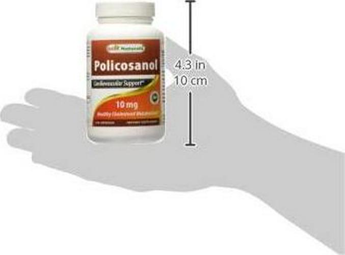 Best Naturals Policosanol 10 mg 120 Capsules