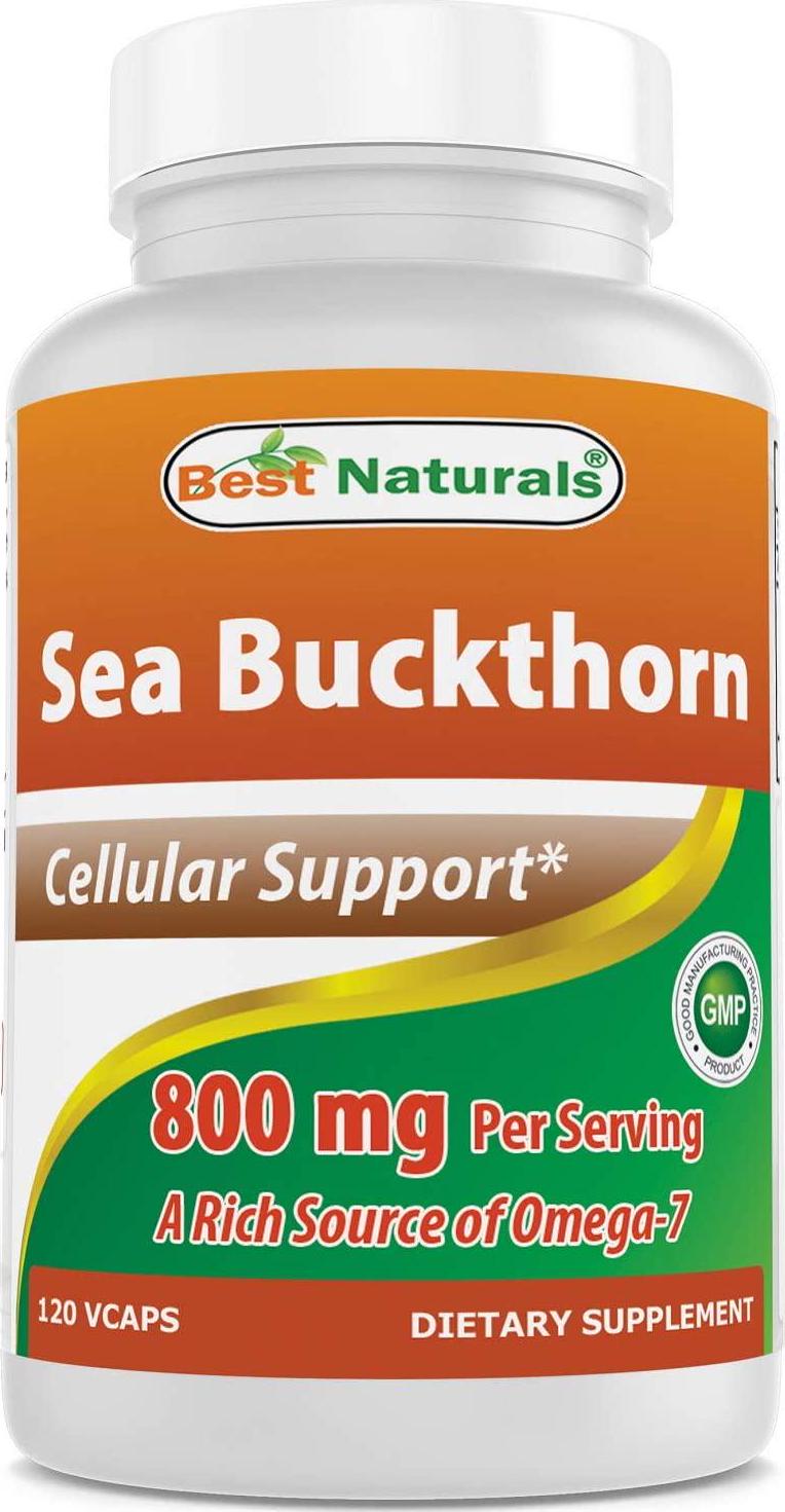 Best Naturals Sea Buckthorn 800 Mg 120 Veggie Capsules