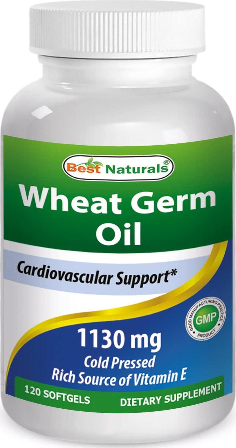 Best Naturals Wheat Germ Oil 1130 mg 120 Softgels