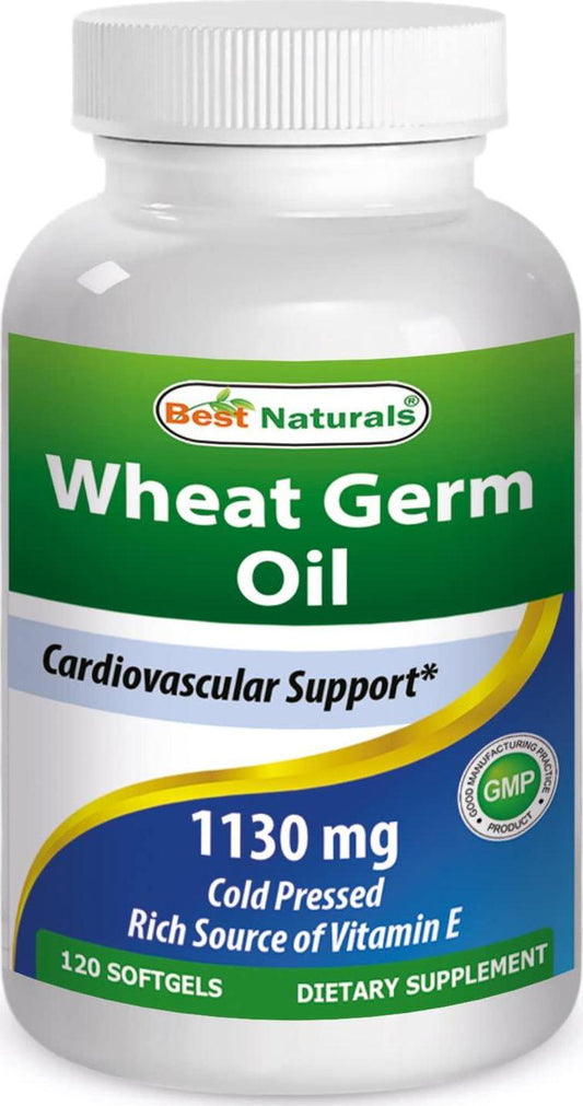 Best Naturals Wheat Germ Oil 1130 mg 120 Softgels