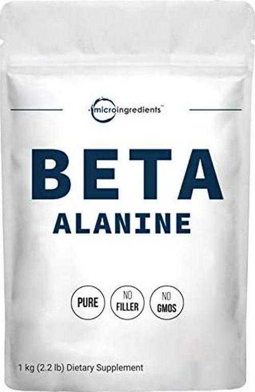 Beta Alanine Powder, Pure Beta Alanine Supplement, 2.2 Pounds (500 Days Supply), Filler Free, Amino Energy Pre Workout, Unflavored, Non-GMO and Vegan Friendly