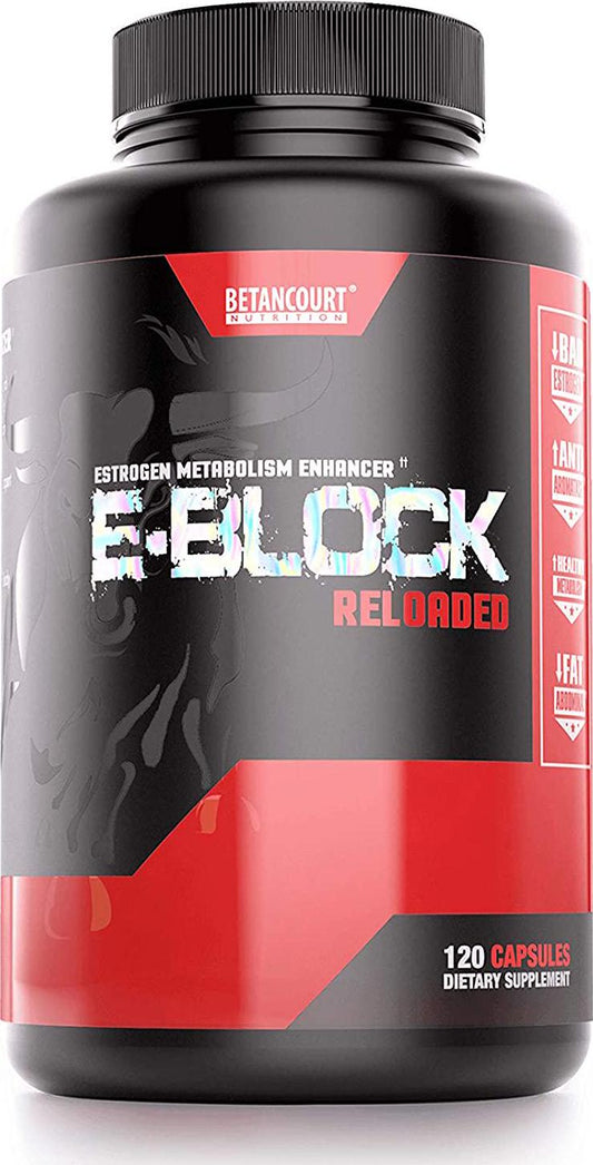 Betancourt Nutrition E-Block Reloaded | 300mg of DIM | Naturally Assist with Anti-aromatase Activity | 120 Capsules