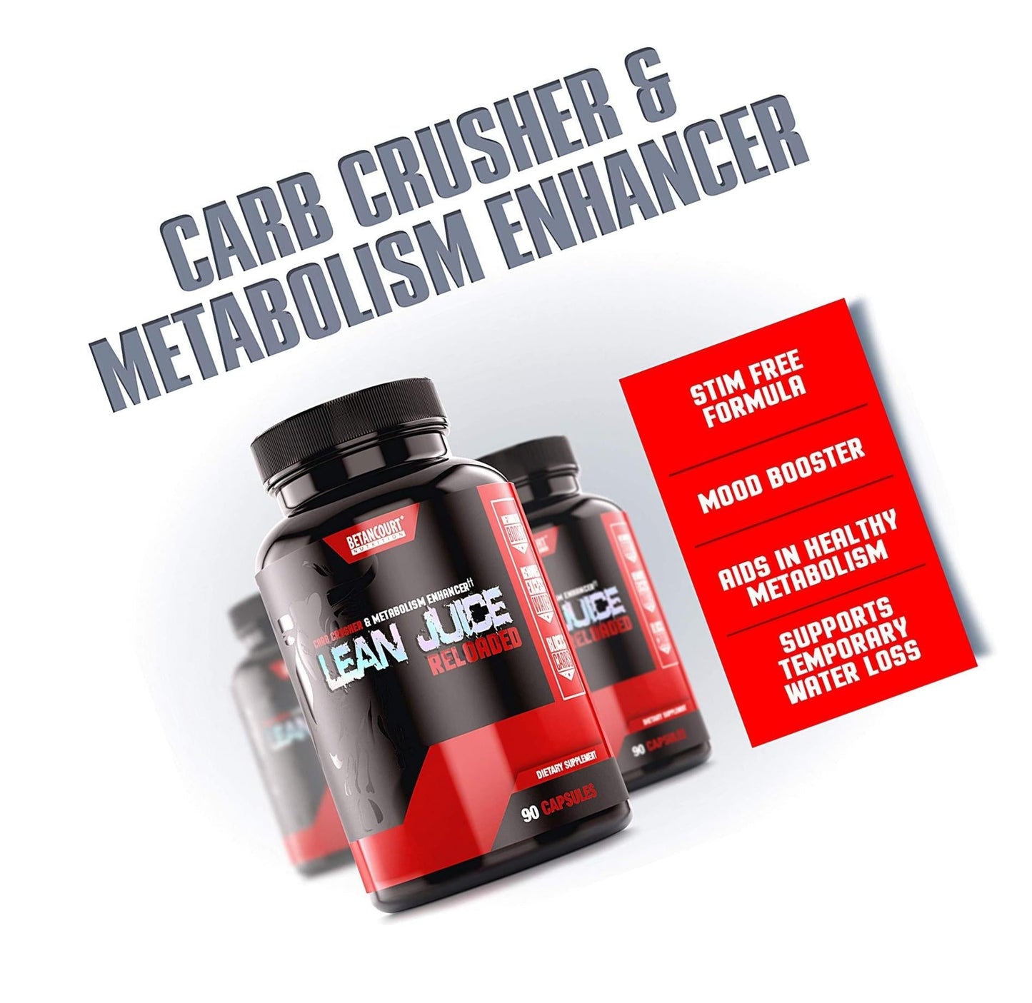 Betancourt Nutrition Lean Juice, Stimulant Free, 90 capsules 90 Grams