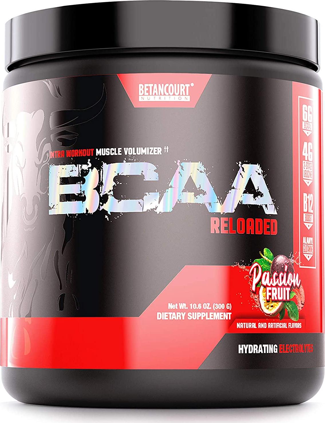 Betancourt Nutrition BCAA Plus Series Intra-Workout, Instantized Branched Chain Amino Acids, Stronger Recovery, Powder, 10.5 oz. (30 Servings), Passion Fruit