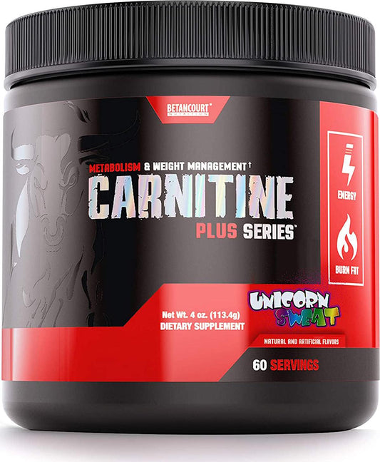 Betancourt Nutrition Carnitine Plus Series Metabolism Dietary Supplement, Unicorn Sweat, Unicorn Sweat 96 grams