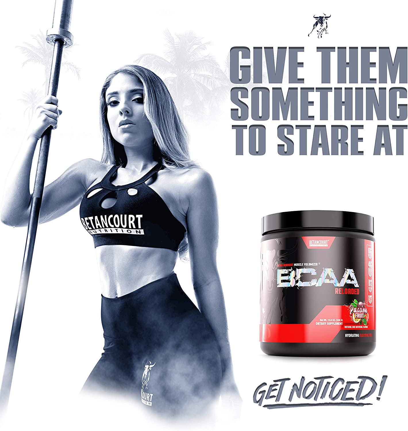 Betancourt Nutrition BCAA Plus Series Intra-Workout, Instantized Branched Chain Amino Acids, Stronger Recovery, Powder, 10.5 oz. (30 Servings), Passion Fruit