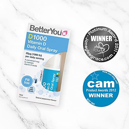 BetterYou DLux1000 Vitamin D3 Oral Spray 15ml (636936)