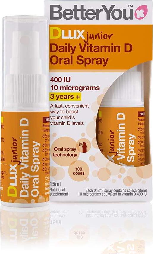 BetterYou DLuxJunior Vitamin D3 Oral Spray 15ml