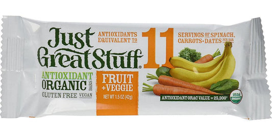 Betty Lous Fruit and Veggie Bar, 1.5 Ounce - 12 per pack -- 1 each.