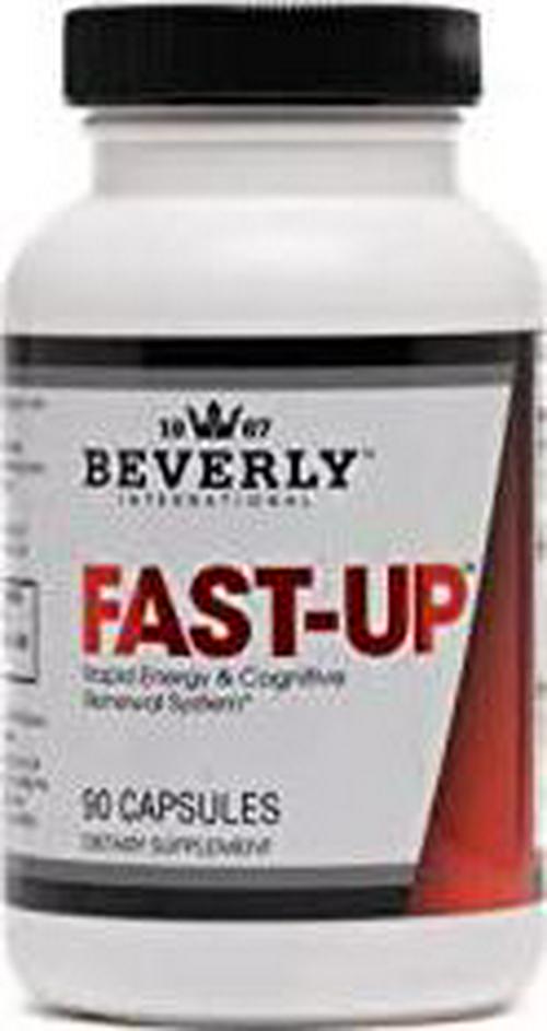 Beverly International Fast-Up, 90 Capsules. The Feel-Better, Get-More-Done Brain Booster. Ups Mood, Energy, Motivation and Cognitive Performance in Moments. Product Name