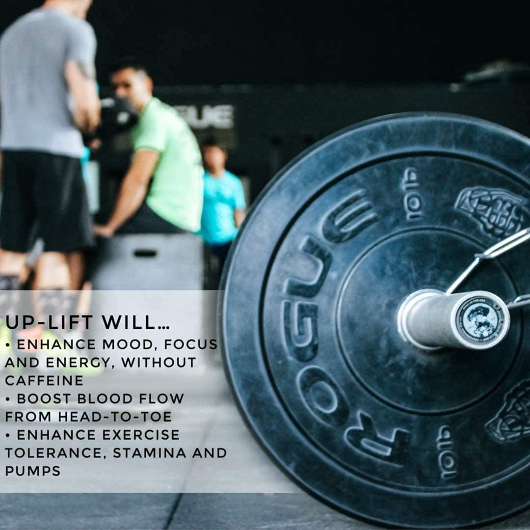 Beverly International Up-Lift Caffeine-Free, Non-Habit-Forming Pre-Workout, Up Your Gaming, 330 grams