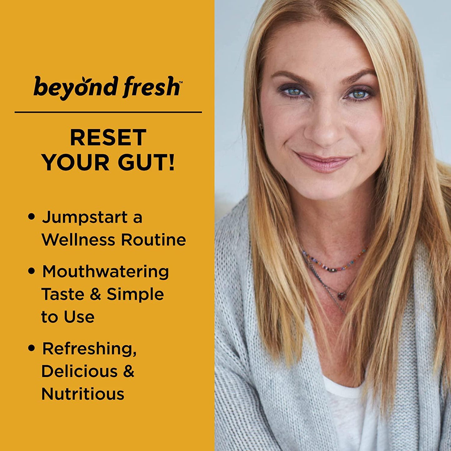 Beyond Fresh Apple Cider Vinegar Cleanse, Promotes Gut Health, Excellent Source of Fiber, Green Apple Flavor, 32 Fl Oz, N12553