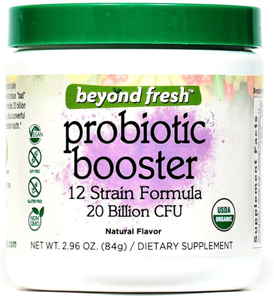 Beyond Fresh Probiotic Booster 12 Strain Formula Natural Flavor, 84 Grams, 84 Gram