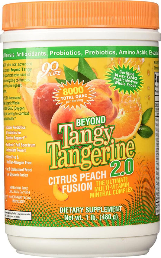 Beyond Tangy Tangerine 2.0 CITRUS PEACH FUSION - 480 G CANISTER
