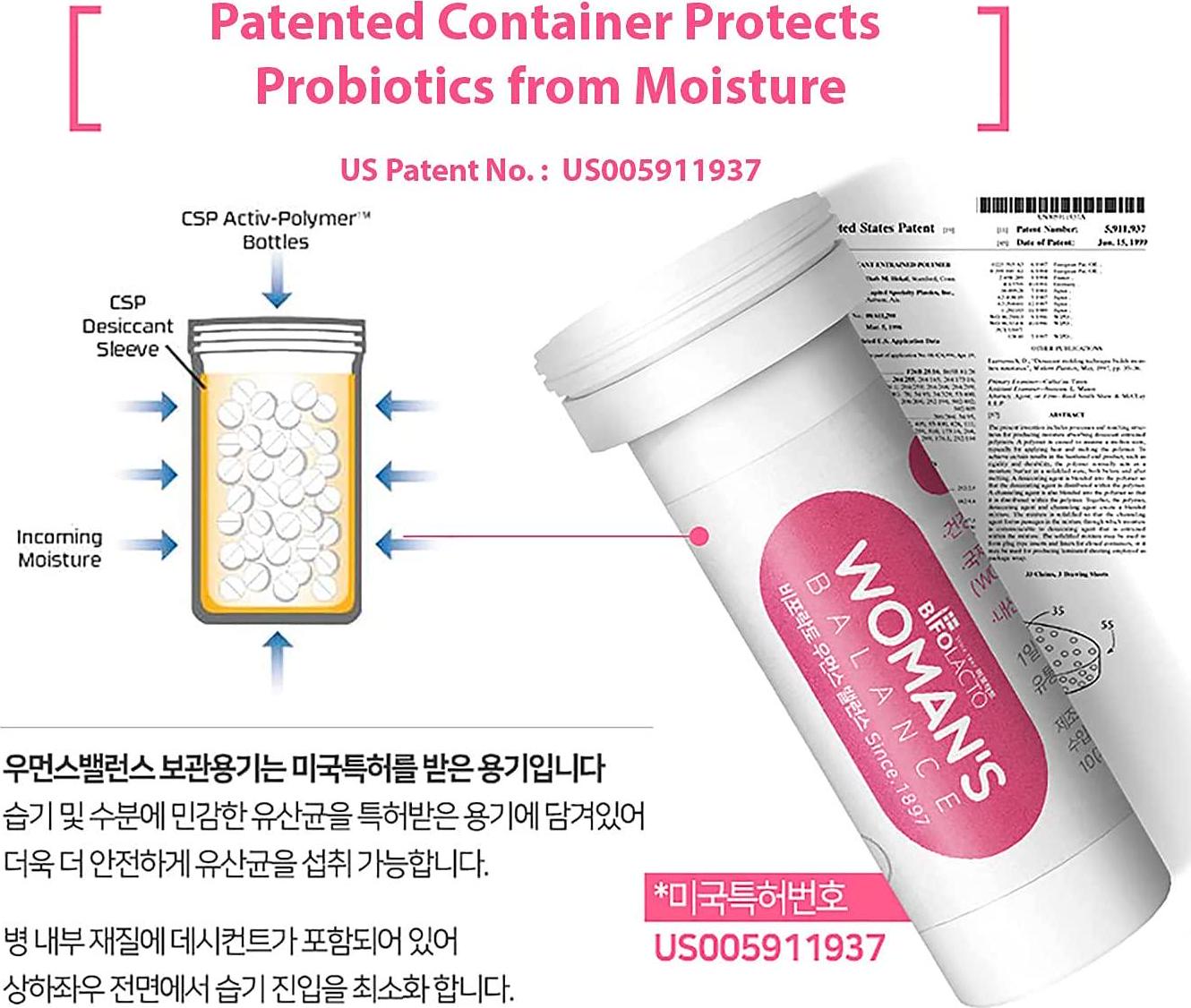 Bifolacto Women’s Balance Probiotics (1 Box of 28 Capsules), Premium Denmark Probiotics for Feminine Health, Specially Formulated and Patented Denmark Probiotics