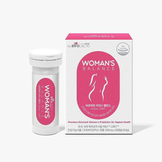 Bifolacto Women’s Balance Probiotics (1 Box of 28 Capsules), Premium Denmark Probiotics for Feminine Health, Specially Formulated and Patented Denmark Probiotics