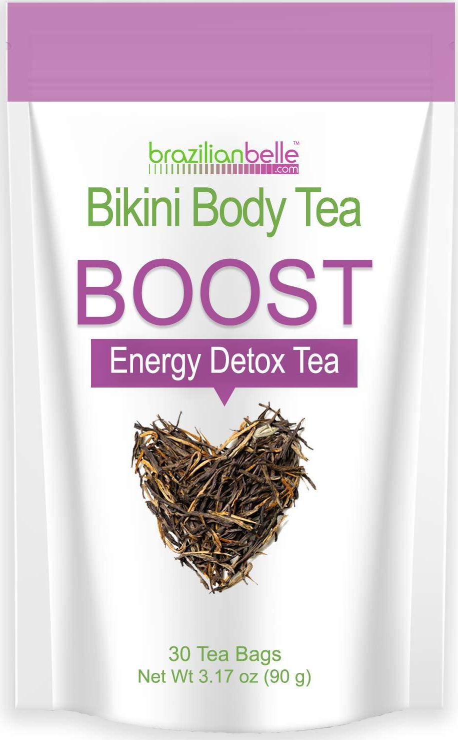 Bikini Body Boost - Best Daytime Energy and Detox Tea on - Boosts Metabolism, Cleanses, and Shrinks Love Handles (1 Box)