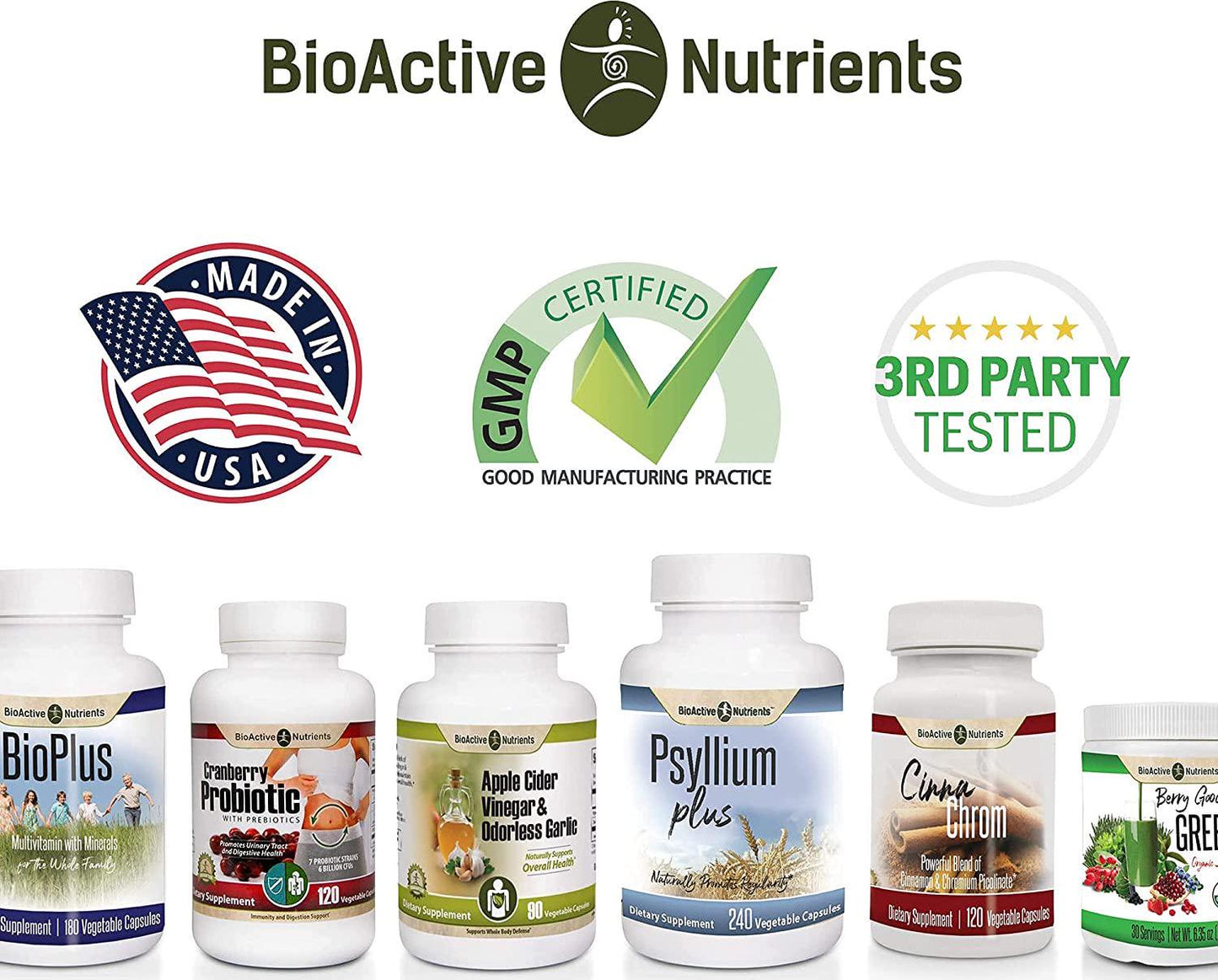 BioActive Nutrients Pure L-Glutamine Powder Supplement - Optimum Gut Health and Muscle Recovery Support - Restore, Revive, and Repair - Nutrition Supplements Powder - Gluten-Free - 454 g / 90 Servings